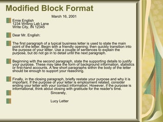 11 Business Letter Nominchimeg | PPT