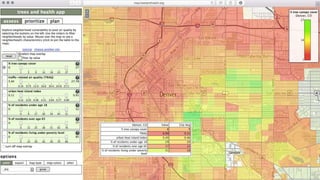 The Tree and Health App: Geoinformatics for Mapping Tree Planting Locations