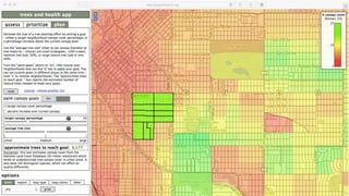 The Tree and Health App: Geoinformatics for Mapping Tree Planting Locations