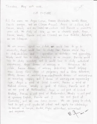 THE FUTURE IS IN YOUR HANDS 11C2'S DRAFTS