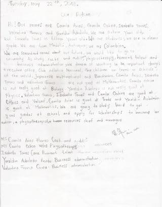 THE FUTURE IS IN YOUR HANDS 11C2'S DRAFTS