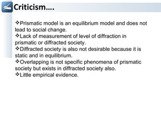 Riggs Prismatic Model