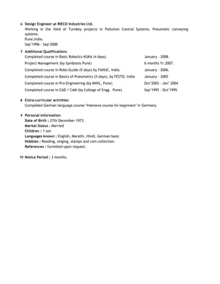Vinay CV | PDF