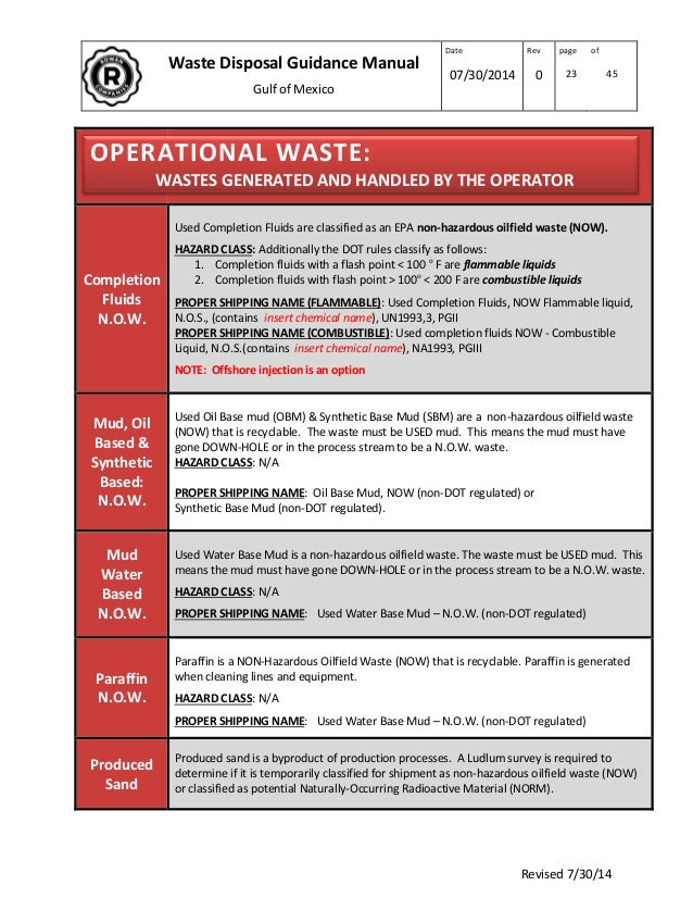 Rowan Waste Disposal manual rev 7142014 (1)