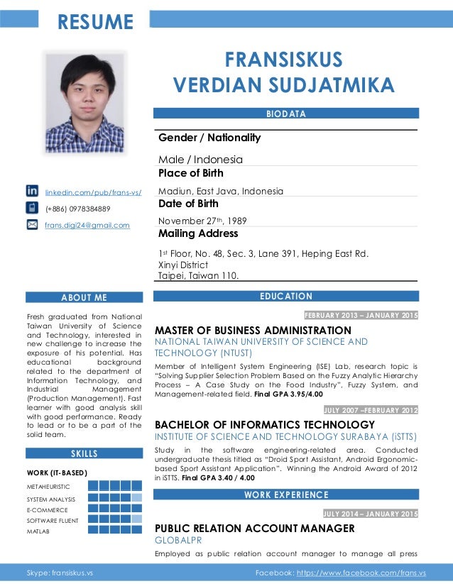 Contoh Format Cv Download - Our Families Journey