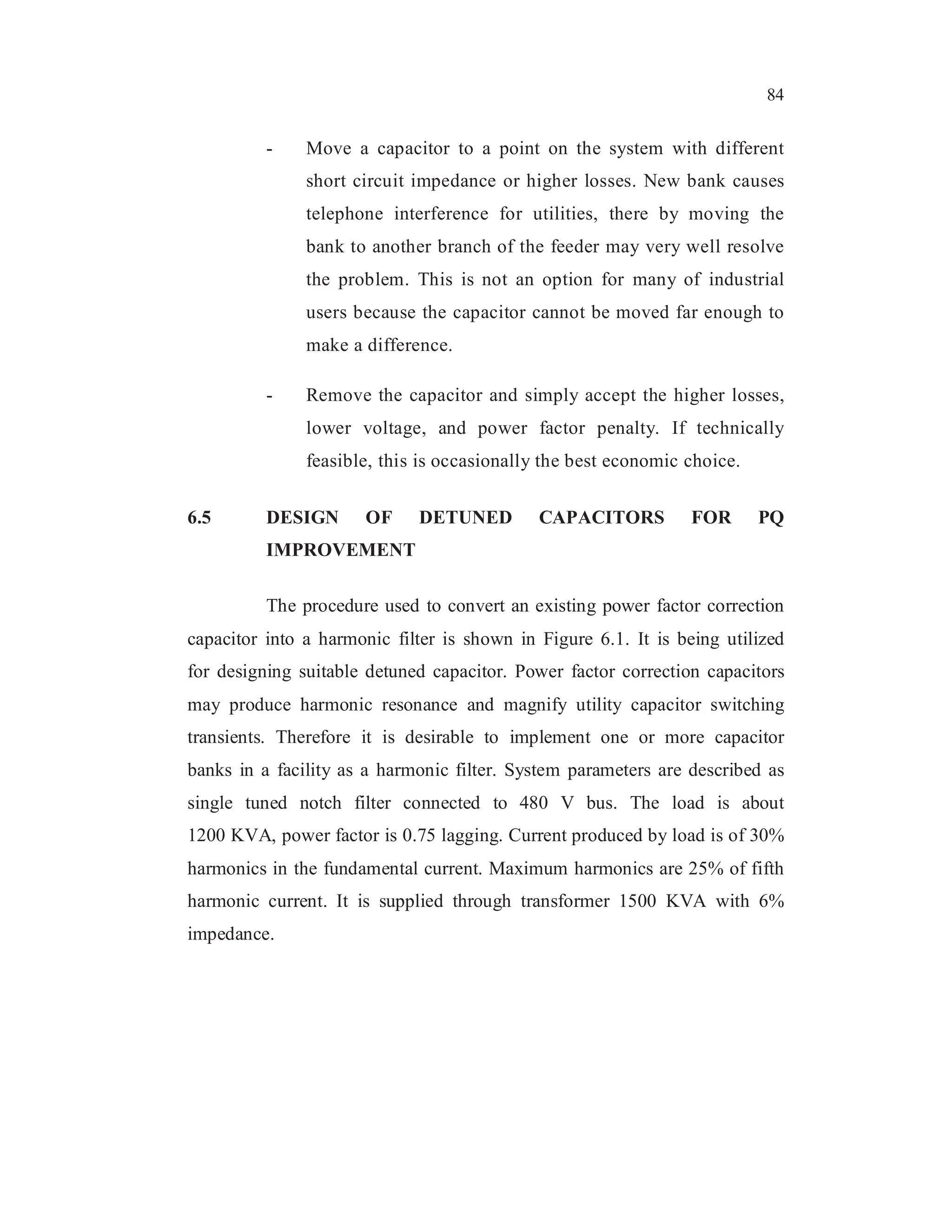 Theory for How to calculation capacitor bank | PDF