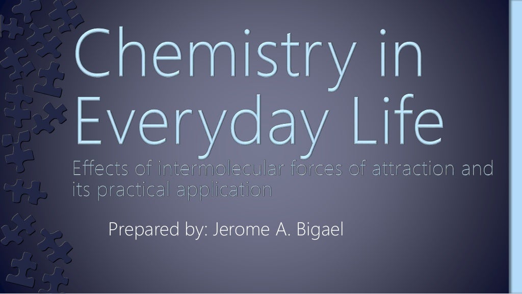 Applications Of Chemistry In Everyday Life Applications Of Chemistry In Everyday Life
