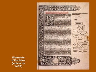 Elements d'Euclides (edició de 1482) 