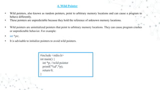Pointers in C and GO presentation explaination | PDF