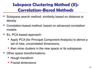 Advanced Cluster Analysis Techniques in Data Mining: Concepts and ...