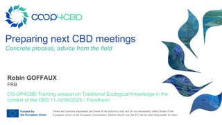 Views and opinions expressed are those of the author(s) only and do not necessarily reflect those of the
European Union or...