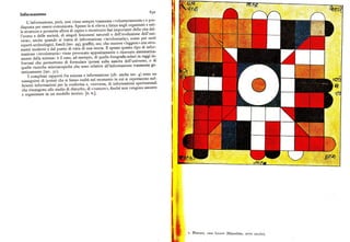 6)o
Informazione
L'informazione, perè, non viene sempre trasmessa «volontariamente» o pre
dis osta per essere comunicata. Spesso la si rileva a fatica negli organismi e nel
le strutture e permette allora di capire e ricostruire fasi importanti de
ispos a ' d ila vita del
l'uomo e delle società, di singoli fenomeni naturali o dell'evoluzione dell'uni
verso; anche quando si tratta di informazione «involontaria», come per certi
reperti archeologici, fossili (tav. 29), graffiti,ecc.che occorre «leggere» con stru
menti moderni e dal punto di vista di una teoria. E spesso questo tipo di infor
mazione «involontaria» viene provocato appositamente o ricercato sistematica
mente dalla scienza: è il caso, ad esempio, di quelle fotografie solari in raggi in
frarossi che permettono di formulare ipotesi sulla nascita dell'universo, o i
quelle ricerche microscopiche che sono relative all'informazione trasmessa ge
neticamente (tav. gi).
I complessirapporti fra scienza e informazione (cfr. anche tav. 4) sono un
susseguirsi di ipotesi che si fanno realtà nel momento in cui si reperiscono suf
ficienti informazioni per la conferma e, viceversa, di informazioni sperimentali
che rimangono allo stadio di disturbo, di «rumore», finché non vengono assunte
e organizzate in un modello teorico. [R. a.j.
 
