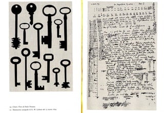 zo. Chiavi. Foto di Paolo Persano.
z>. Manoscritto autografo di G. W. Leibniz del >5 marzo >67>>.
 