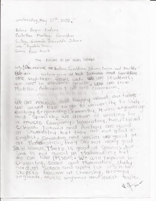 THE FUTURE IS IN OUR HANDS11CQ'S DRAFTS