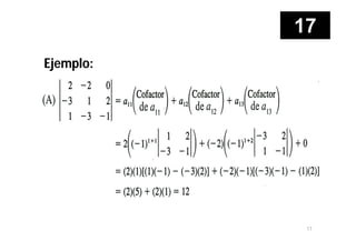Matriz Inconsistente MATRICES, SISTEMA DE ECUACIONES LINEALES Y DETERMINANTES | PDF