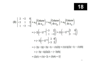 Matriz Inconsistente MATRICES, SISTEMA DE ECUACIONES LINEALES Y DETERMINANTES | PDF