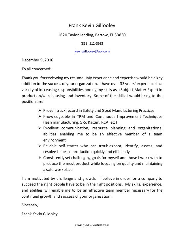 my resume update