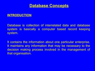 11 Database Concepts | PPT