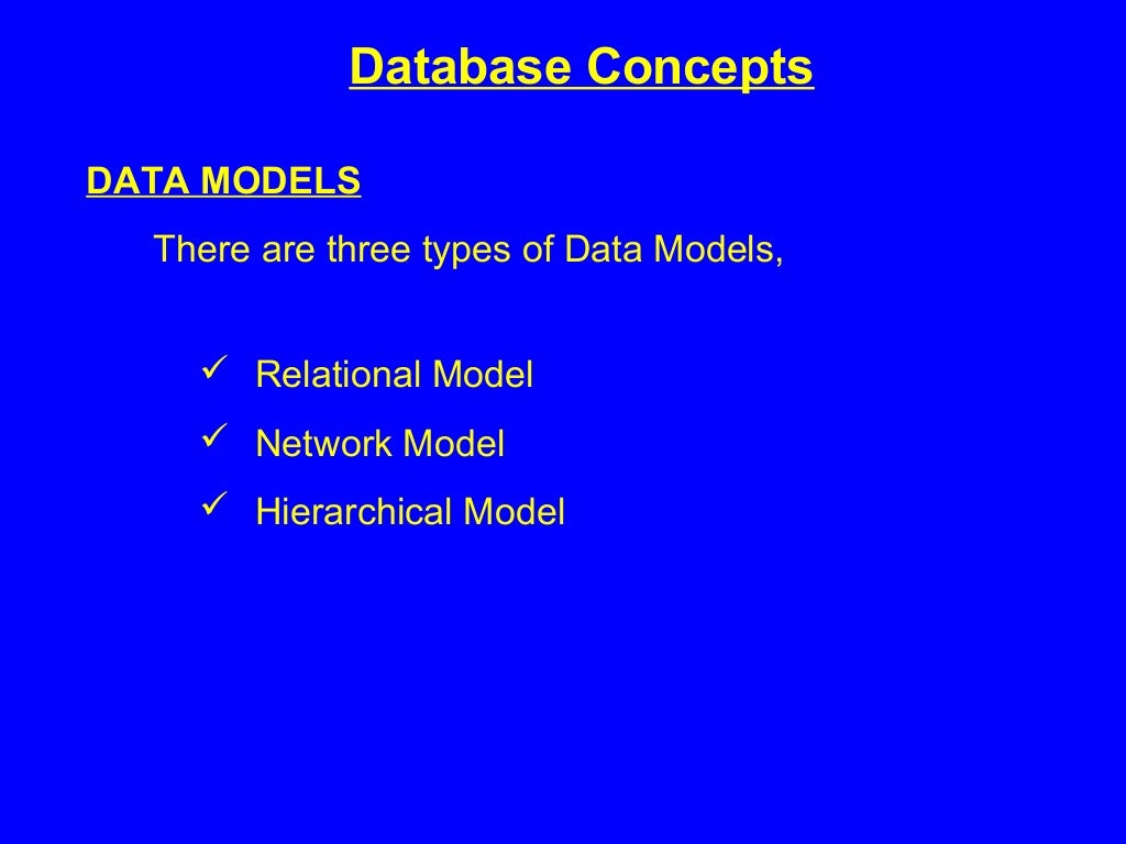 11 Database Concepts