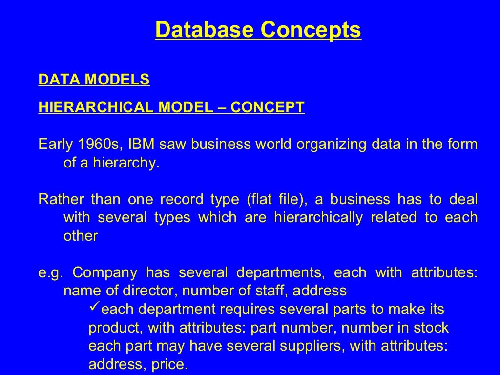 11 Database Concepts