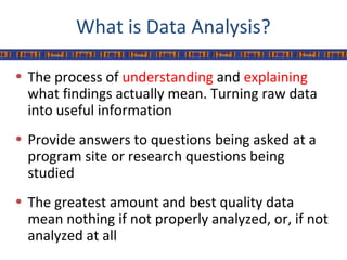 data management and analysis | PPT