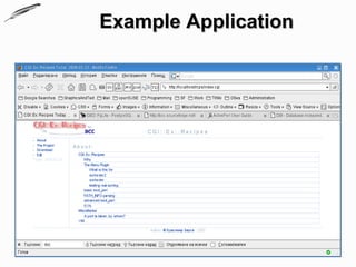 Example Application
 