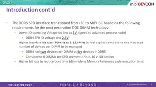 MIPI DevCon 2021: MIPI I3C Signal Integrity Challenges on DDR5-based Server Platform Solutions 