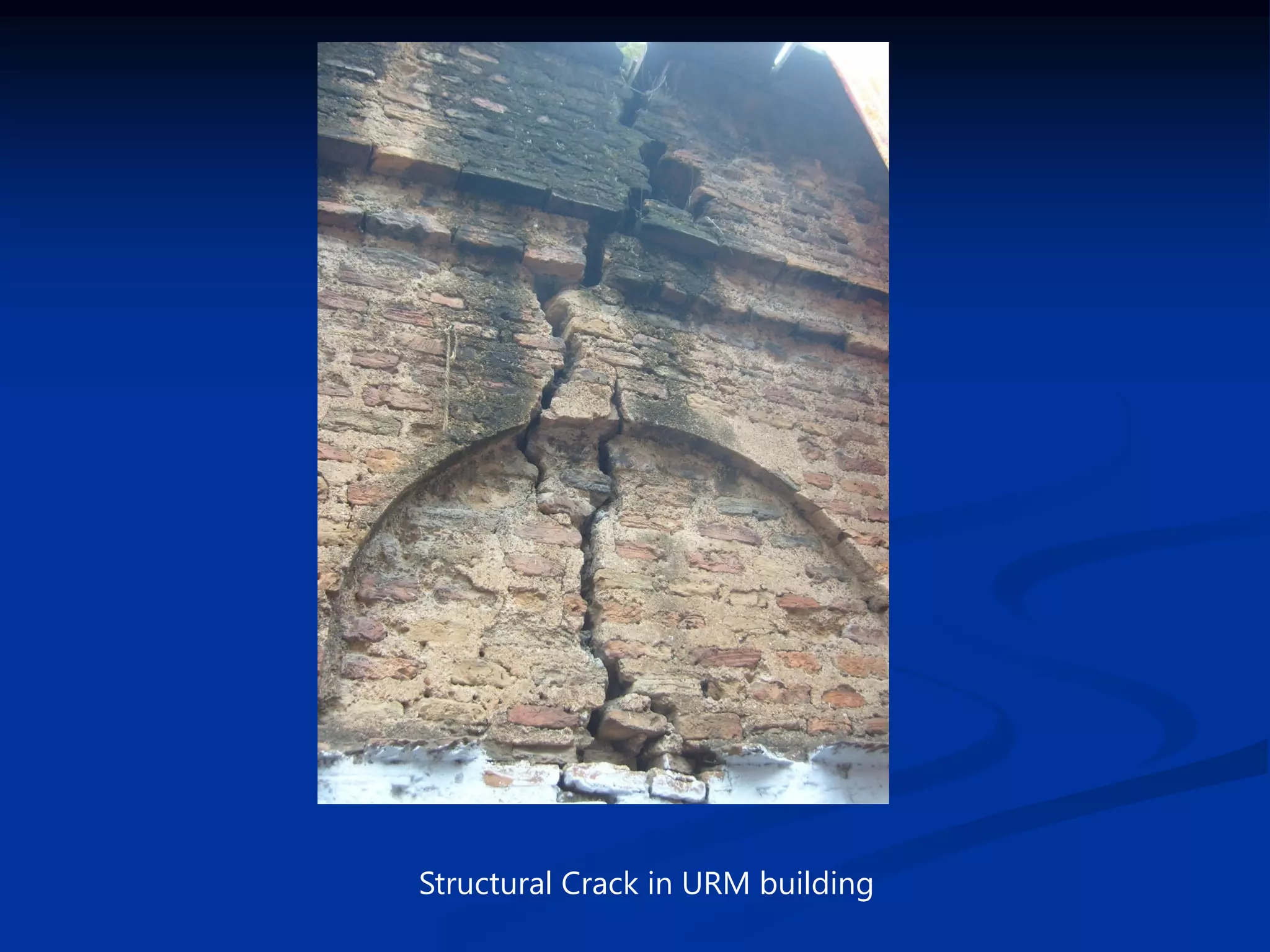 Structural Crack in URM building

 