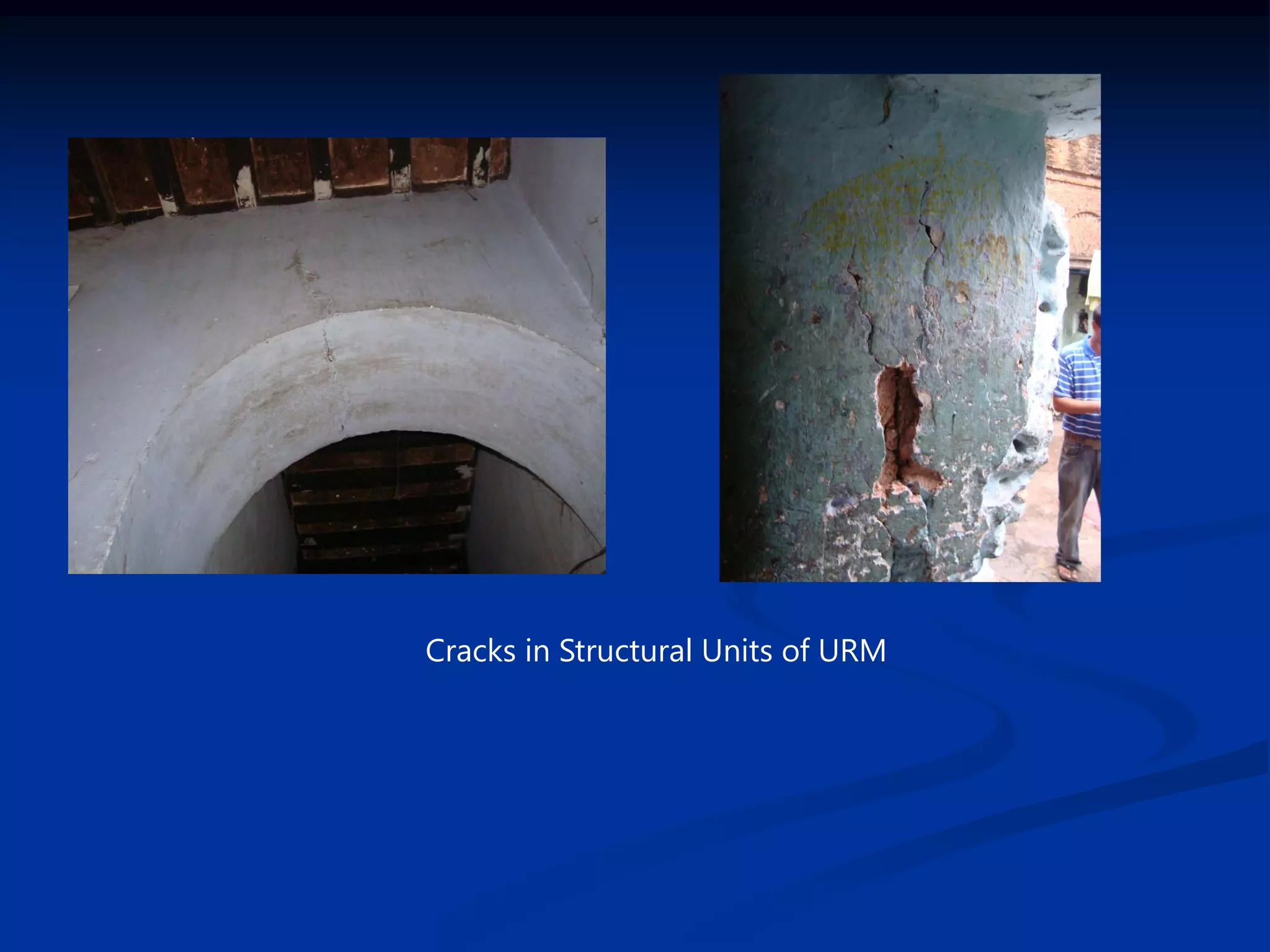 Cracks in Structural Units of URM

 