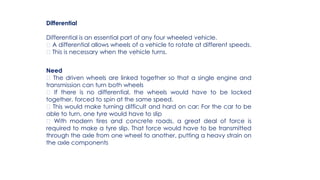 36. differential and final drive part 2: types of... Final Drive_Differential | PDF