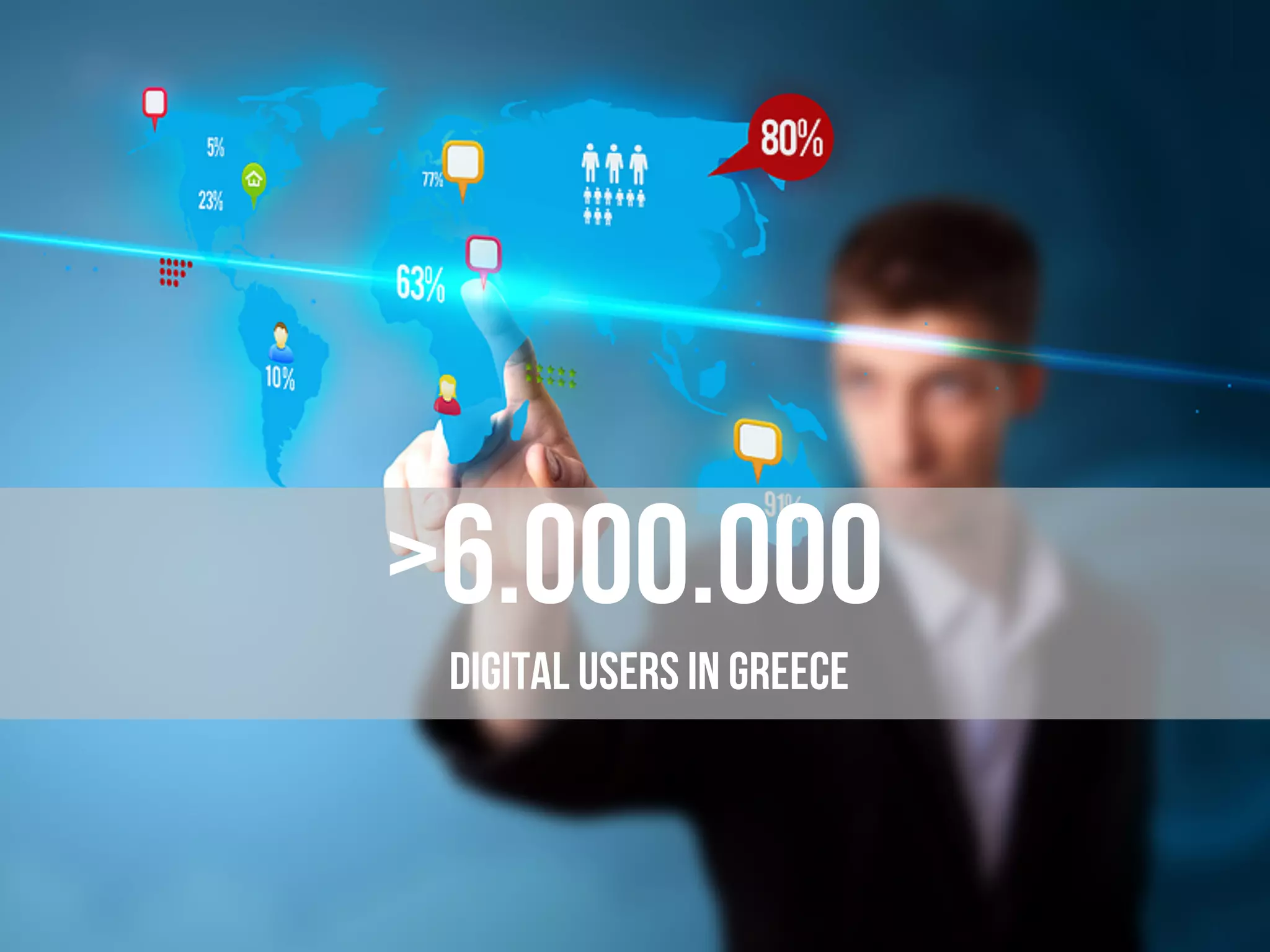 >6,000,000
Digital users in greece