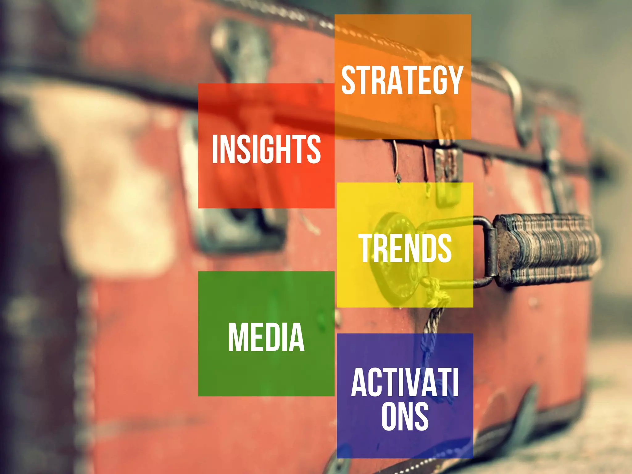 STRATEGY
INSIGHTS
TRENDS
ACTIV
ATIONS
MEDIA