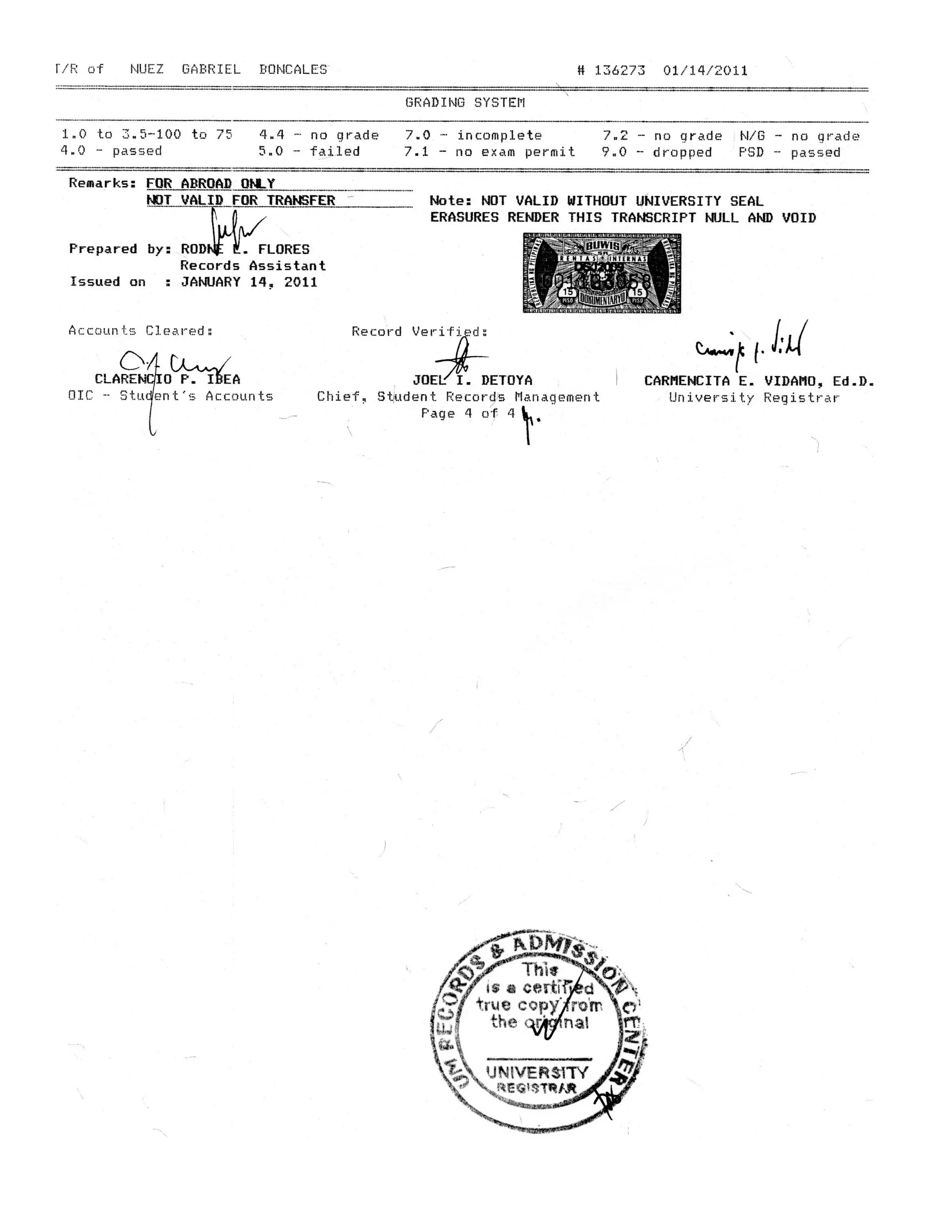 5. Transcript of Records PDF
