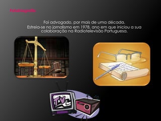 PrémiosO jornalista e escritor Miguel Sousa Tavares em 2007, foi o vencedor da terceira edição do Prémio atribuído anualmente pelo Clube Literário do Porto, no valor de 25 mil euros, noticia a agência Lusa.Nos termos do regulamento, o Prémio é atribuído «por concurso de ideias e sugestões, visando galardoar o autor que mais criatividade teve na narrativa e ficção». Miguel Sousa Tavares é autor de vários livros de viagens, uma narrativa para crianças («O segredo do rio») e dois romances, «Equador» e «Rio das Flores», este último publicado este ano, ambos sucessos editoriais. Obras1994 - “Um Nómada no Oásis” - Relógio d'Água Editores