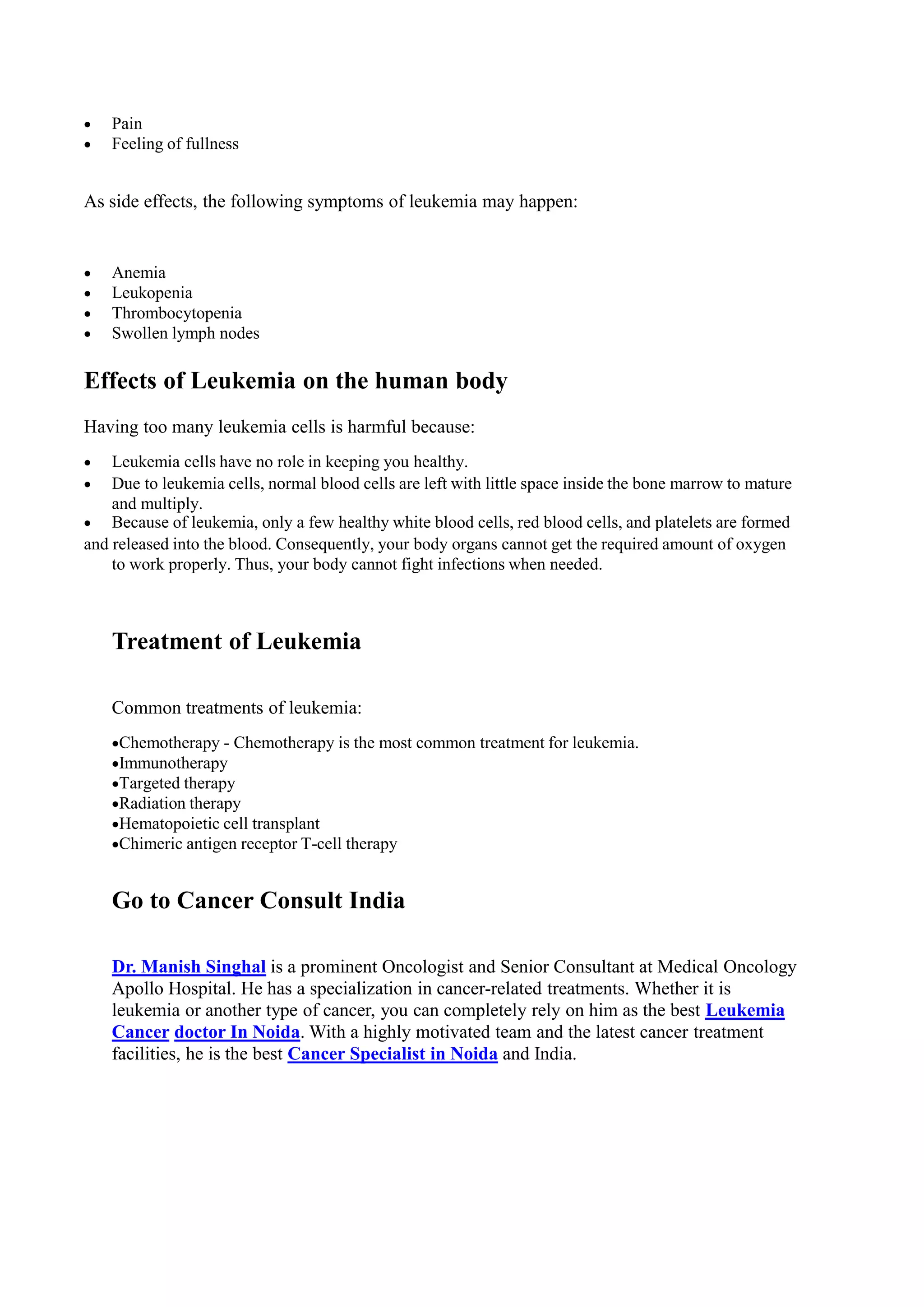 Gallery Detail: 11 Early Symptoms For Leukaemia Cancer Ppt