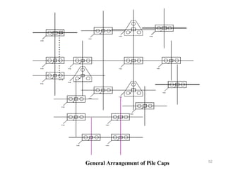 52
General Arrangement of Pile Caps
 