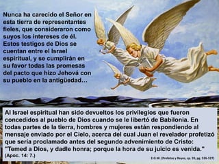 ¿Qué significan las expresiones “la plenitud de los gentiles” y “todo Israel será salvo” que Pablo usa en Romanos, 11: 25-26?Pablo aquí hace su conclusión de la ilustración del olivo y sus ramas naturales e injertadas.Llegar a “la plenitud de los gentiles” implica que el Evangelio se predicará en todo el mundo (“a toda nación, tribu, lengua y pueblo” Ap. 14: 6)Todos los gentiles (las ramas injertadas) y judíos (las ramas re-injertadas) que aceptan el Evangelio forman el Israel espiritual (el olivo). Éste es el “todo Israel” que será salvo en el tiempo del fin.