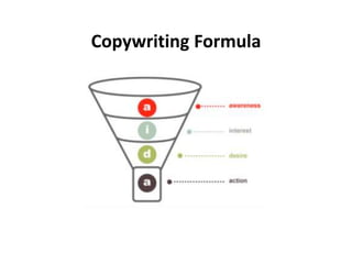 Copywriting Formula 
 
