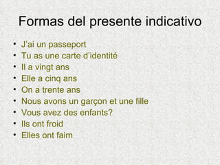 11 el verbo avoir | PPT