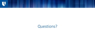 Questions?
 