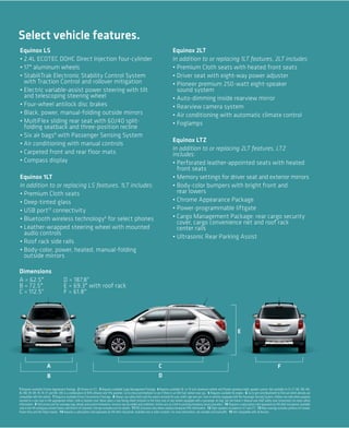 2011 Chevrolet Equinox Catalog from Chevrolet PDF