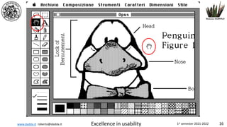 www.dadda.it roberto@dadda.it Excellence in usability 1st semester 2021-2022 16
 