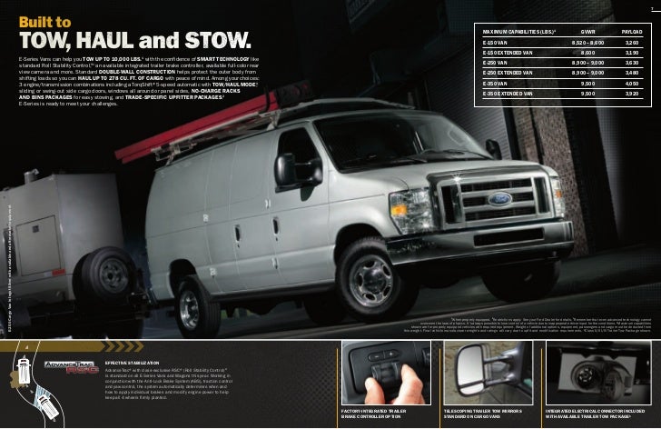 econoline towing capacity