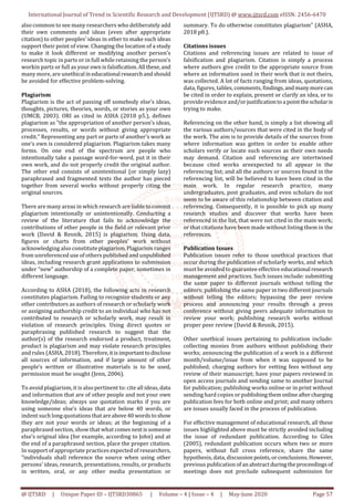Ethical Issues in Educational Research Management and Practice | PDF