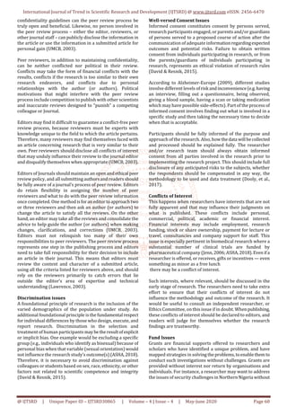 Ethical Issues in Educational Research Management and Practice | PDF