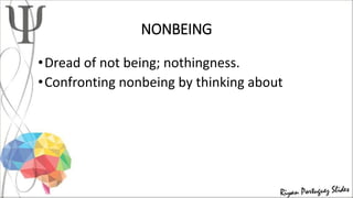 11 existential analytic psychology | PPTX