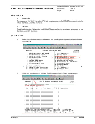 Process Numbering Standard 3 Sample Procedures | PDF