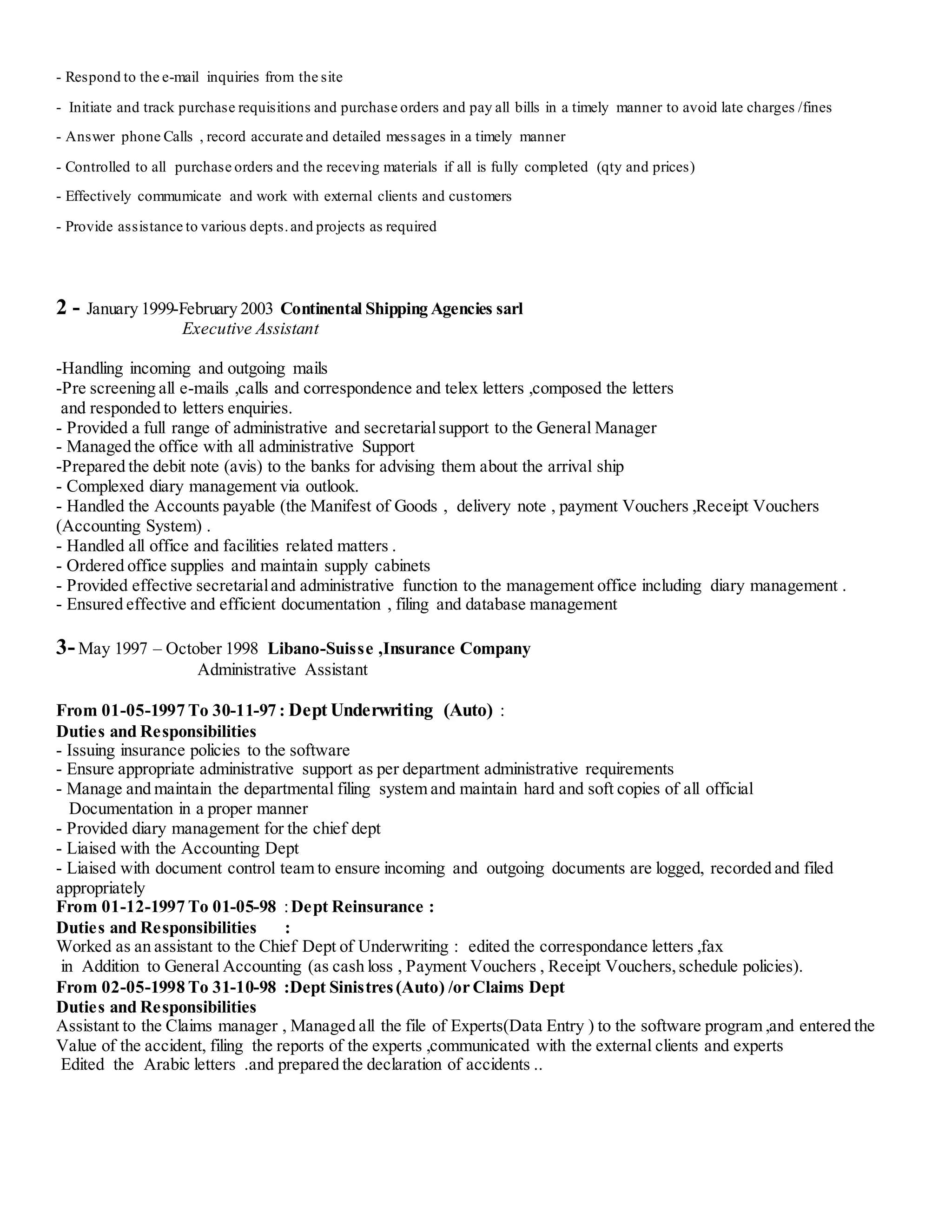 Mirna's 2015 resume.