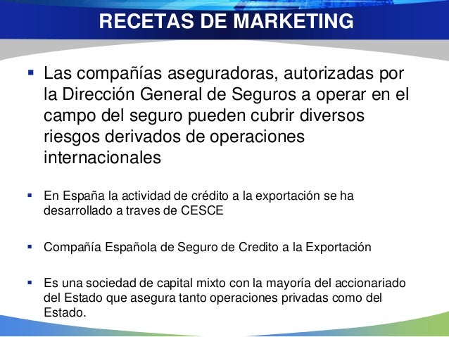 compañía española de seguros de crédito a la exportación en ingles
