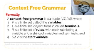 Context Free Grammar | PDF